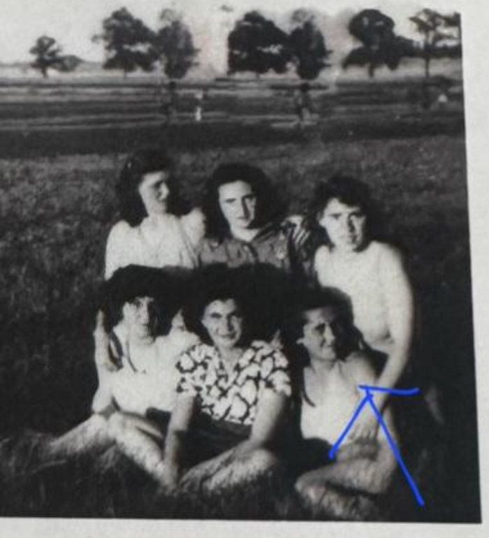 Helen at Kloster Indersdorf, 1946, with her friend Ibi Winterman