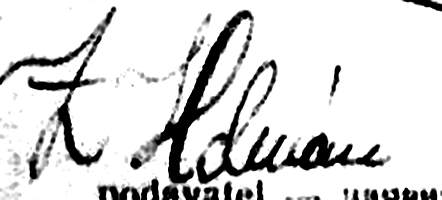 The signature of Zacharias Helman